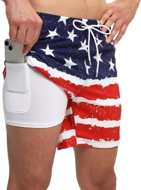 Men's Swim Trunks Quick Dry Beach Board Shorts Bathing Suit Swimwear
