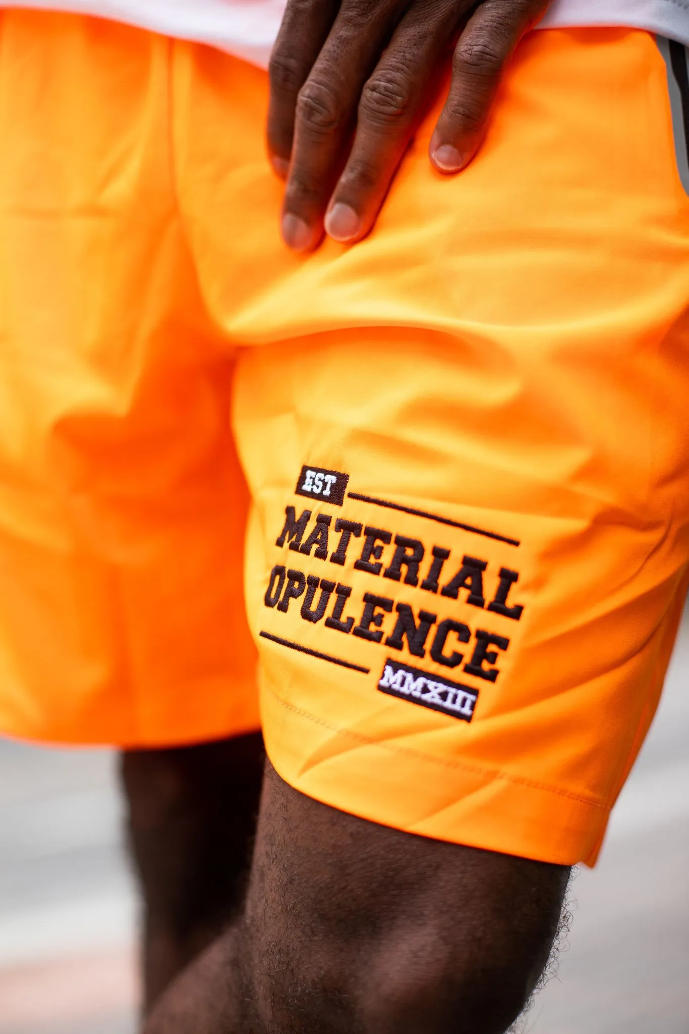 MO Hi-Tek Shorts Orange