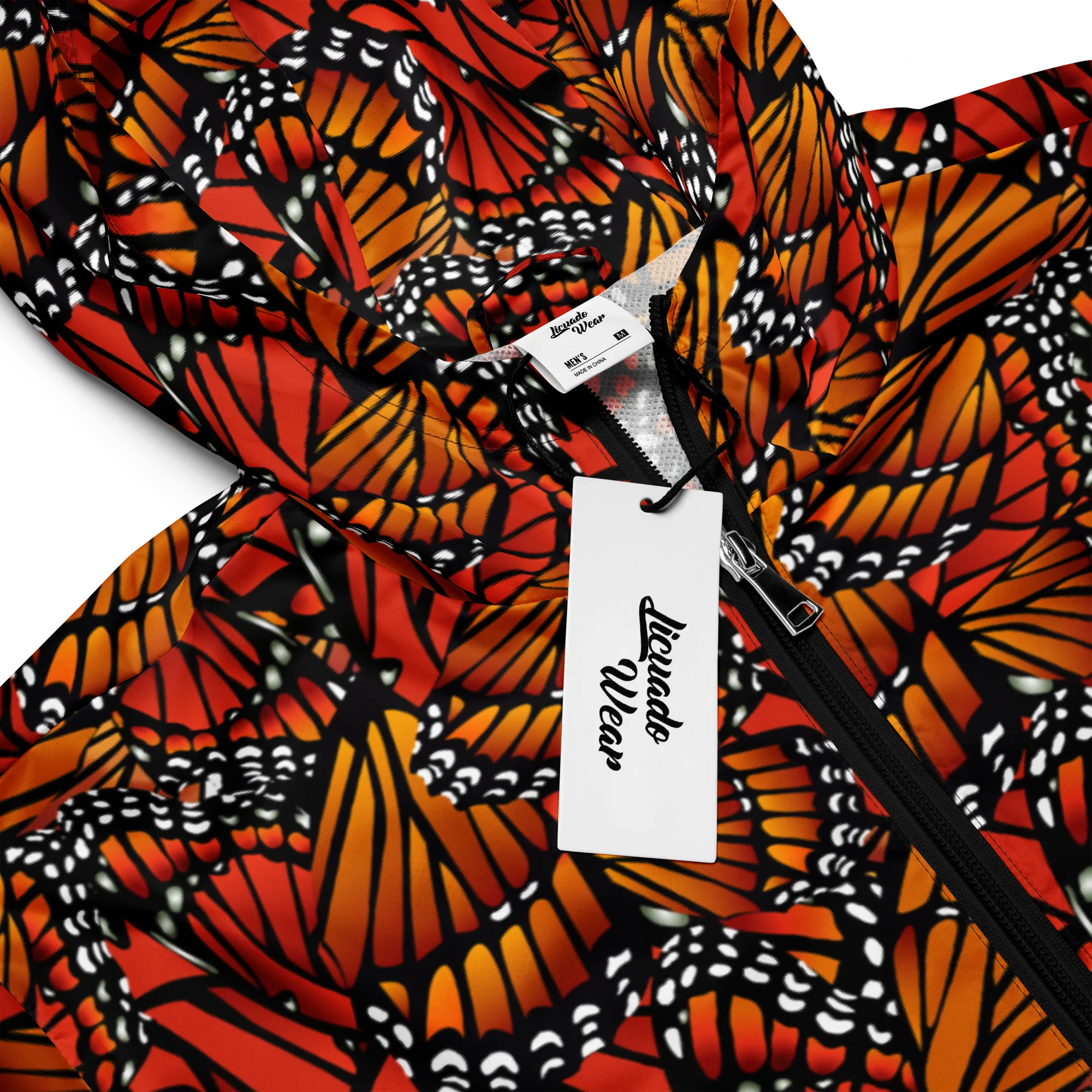 Monarch Ancestors (Zacuanpapalotl) - Unisex Windbreaker Jacket
