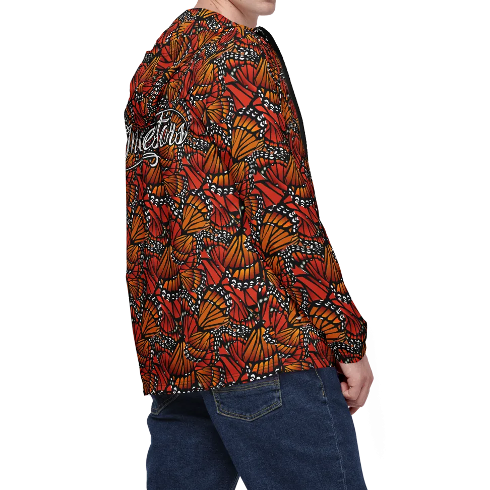 Monarch Ancestors (Zacuanpapalotl) - Unisex Windbreaker Jacket