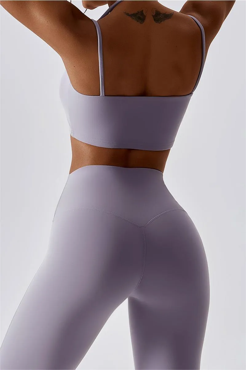 Multi-Straps Halter Sports Bra