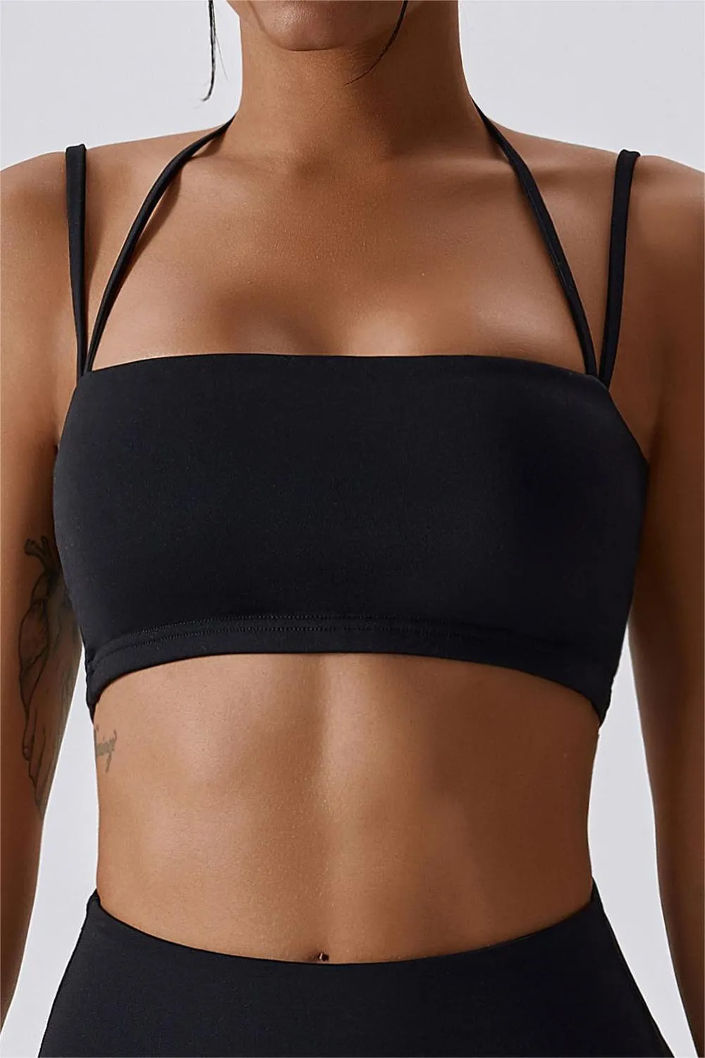 Multi-Straps Halter Sports Bra