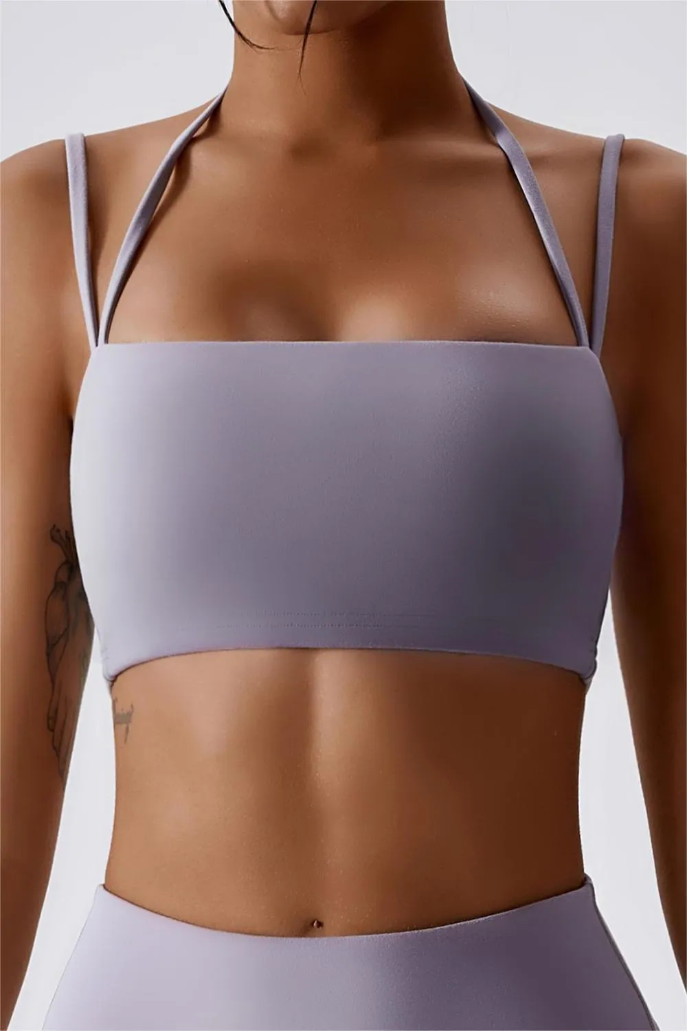 Multi-Straps Halter Sports Bra
