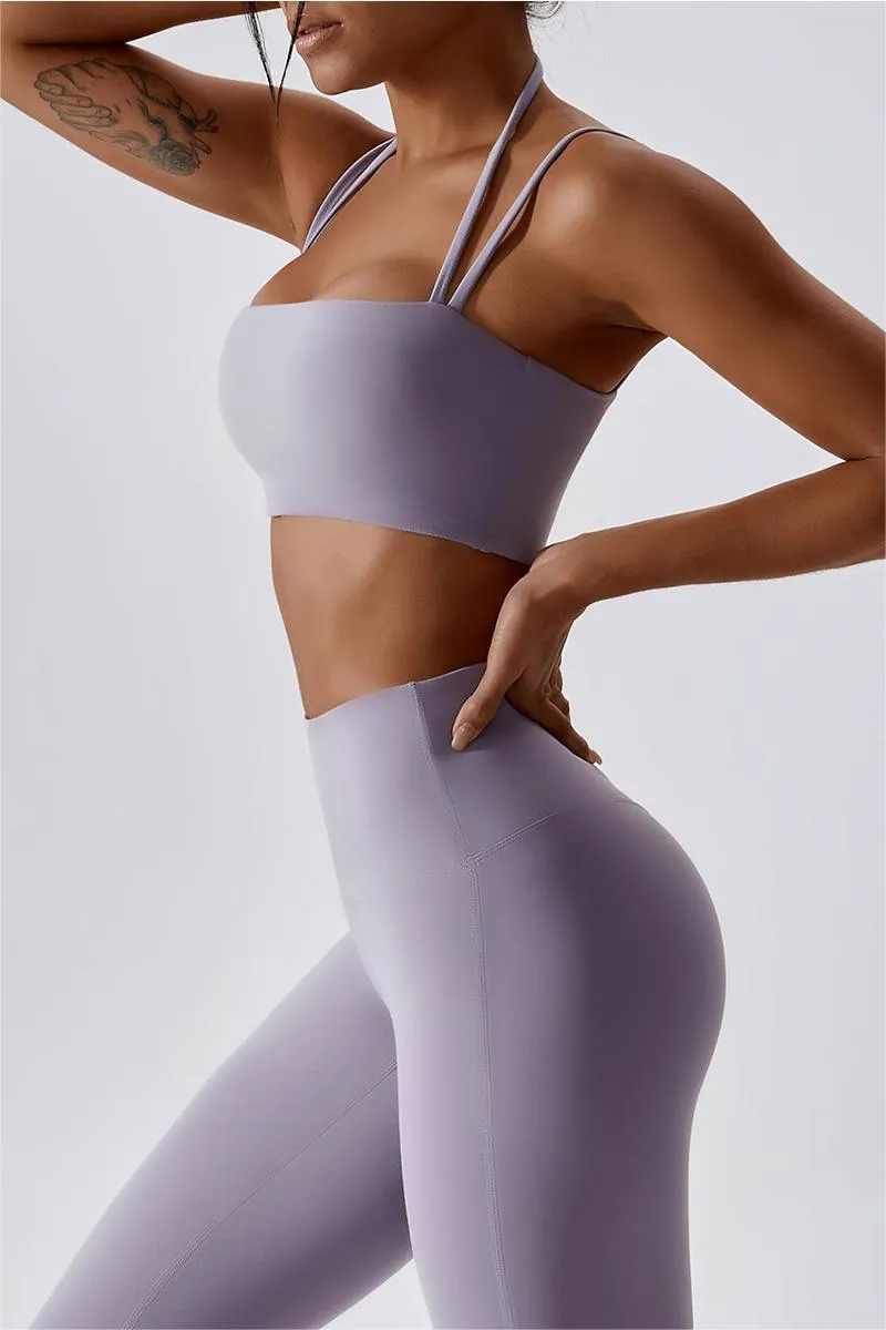Multi-Straps Halter Sports Bra