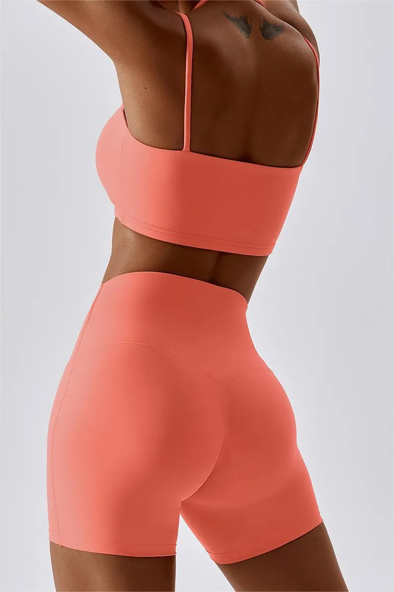 Multi-Straps Halter Sports Bra