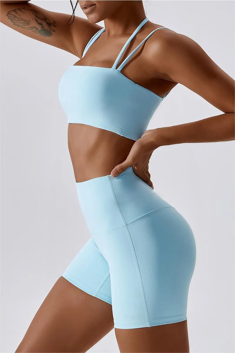 Multi-Straps Halter Sports Bra