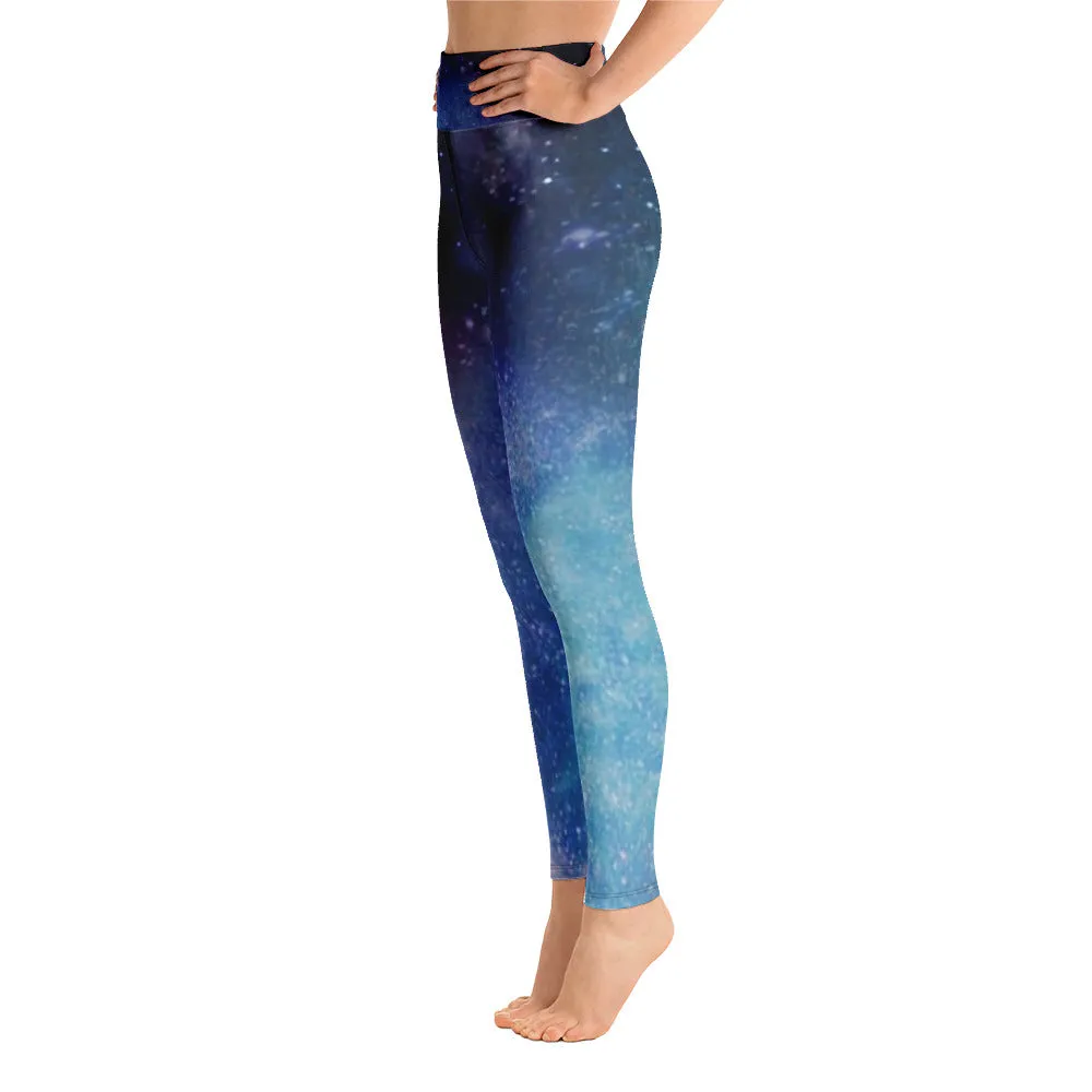 Nebula Universal print high waist leggings with pocket lioness-love