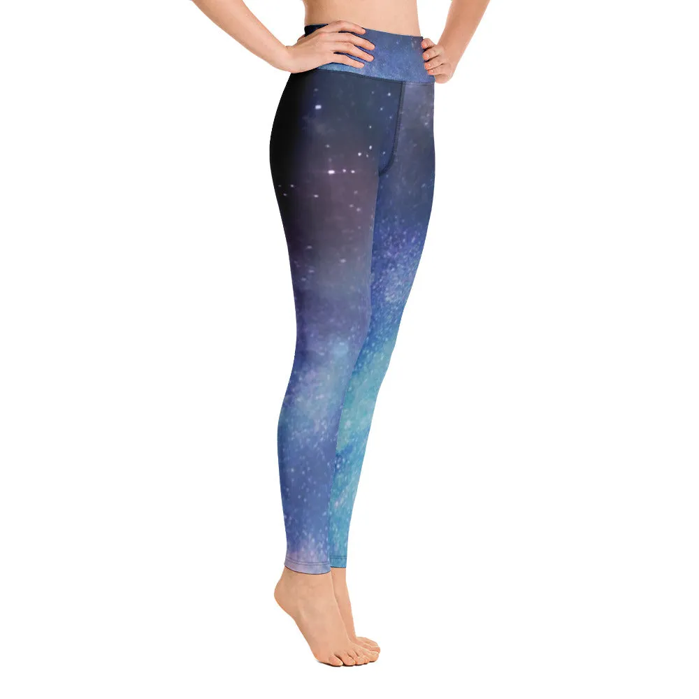 Nebula Universal print high waist leggings with pocket lioness-love