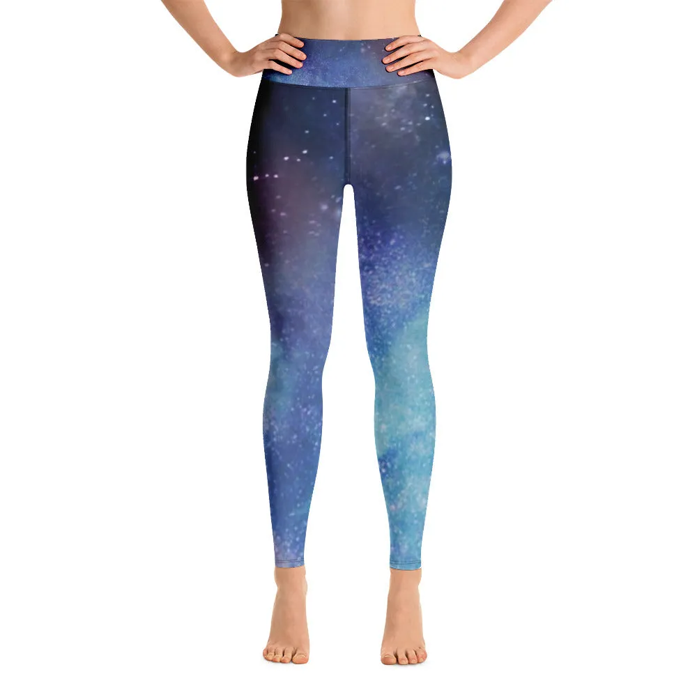 Nebula Universal print high waist leggings with pocket lioness-love