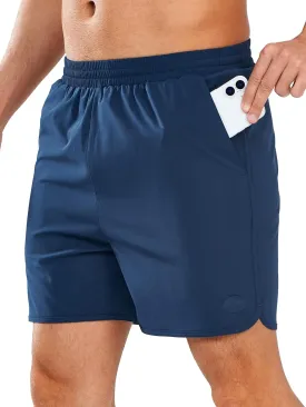 NORTHYARD Men's Swim Trunks 5" Quick Dry Swim Shorts with Mesh Liner Packable for Swimwear Surfing Beach Travel