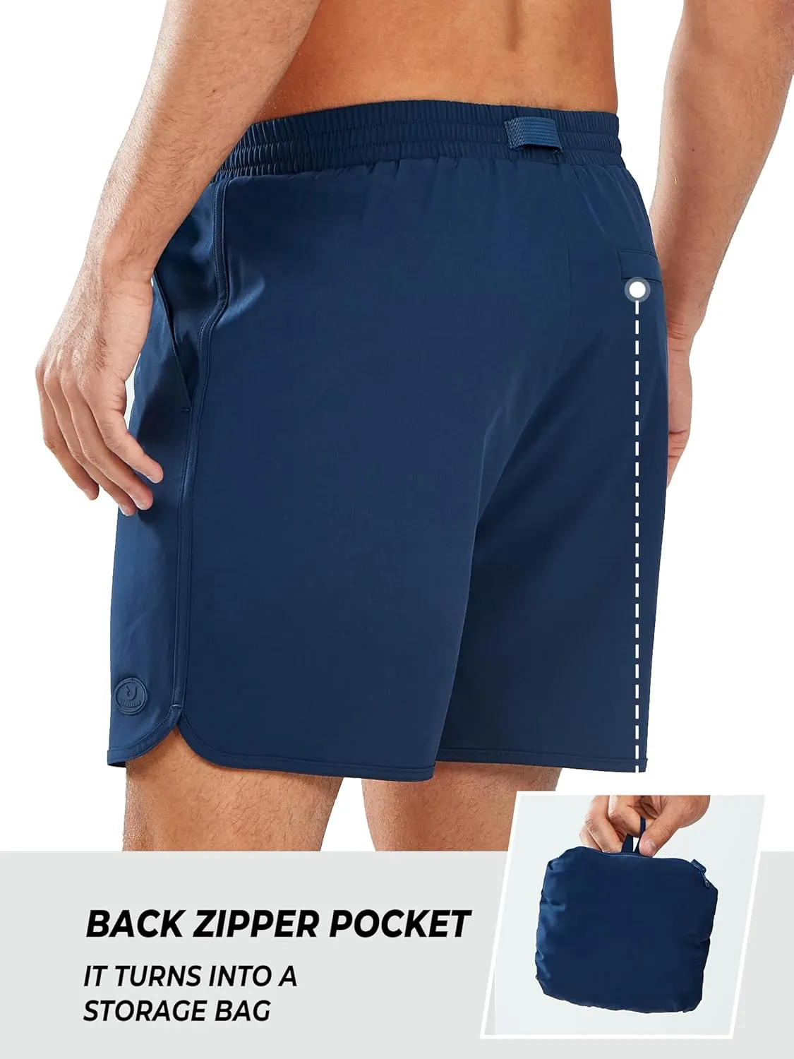 NORTHYARD Men's Swim Trunks 5" Quick Dry Swim Shorts with Mesh Liner Packable for Swimwear Surfing Beach Travel