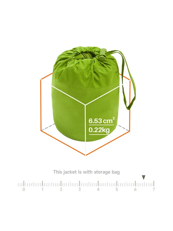 Packable Lightweight UV Protection Jacket in Green Color