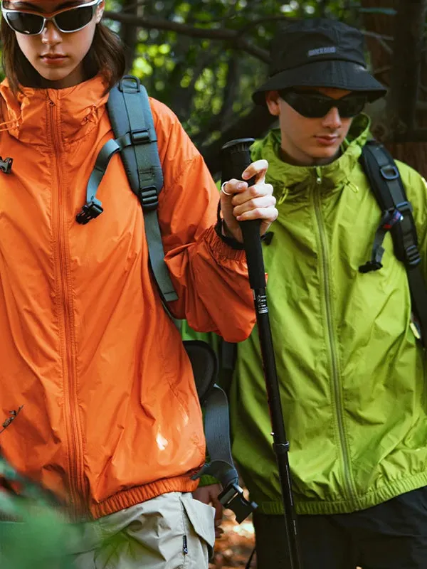 Packable Lightweight UV Protection Jacket in Green Color