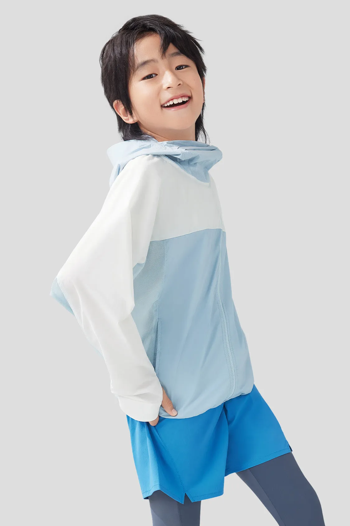 Pocket - Kids' Lightweight Packable Sun Protection Jacket UPF50 