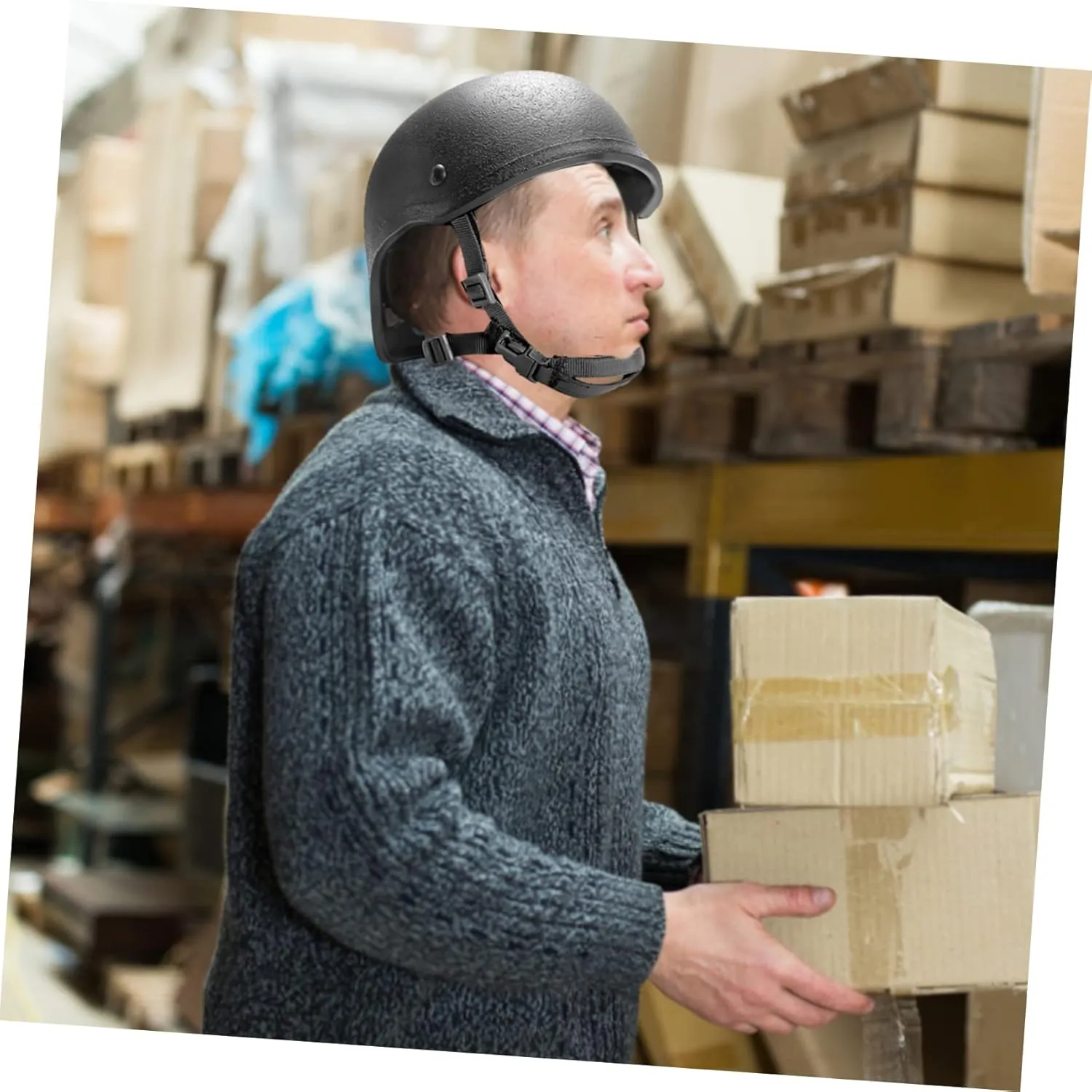 POPETPOP Helmet Strap Plaid Beads Helmet Chin Strap Sling Head Straps Football Chin Strap Bike Poncho Chin Strap