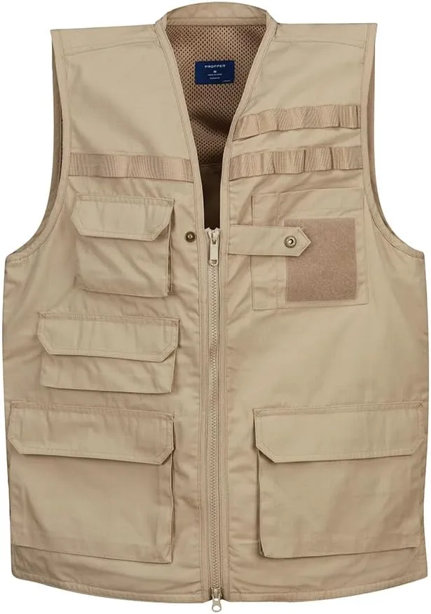 Propper Men's Lightweight Tactical Vest, Khaki, Small