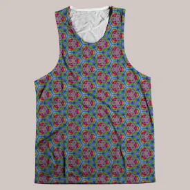 Psychedelic Tank Top (UV/RGB, Eco-Friendly) | HEXAFUN