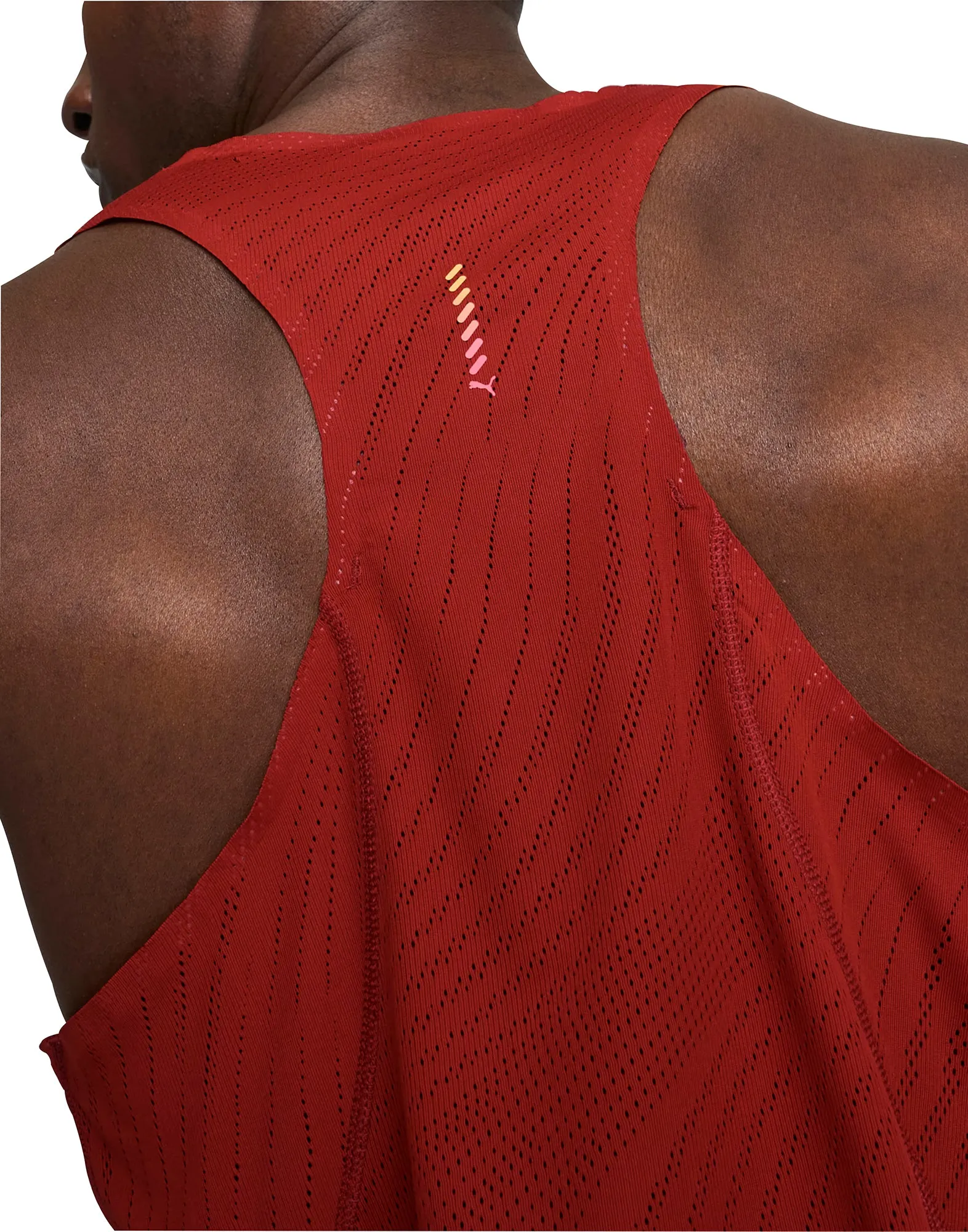 Puma Run Ultraspun Mens Running Vest - Red