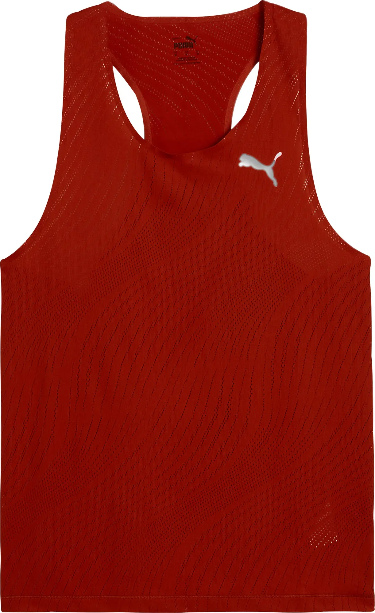 Puma Run Ultraspun Mens Running Vest - Red