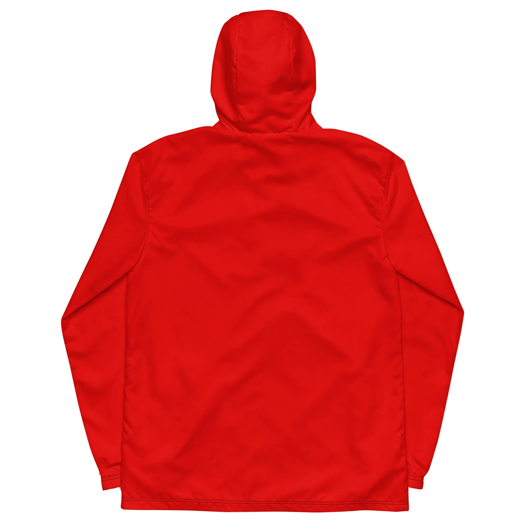 Red Men’s windbreaker