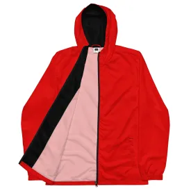 Red Men’s windbreaker