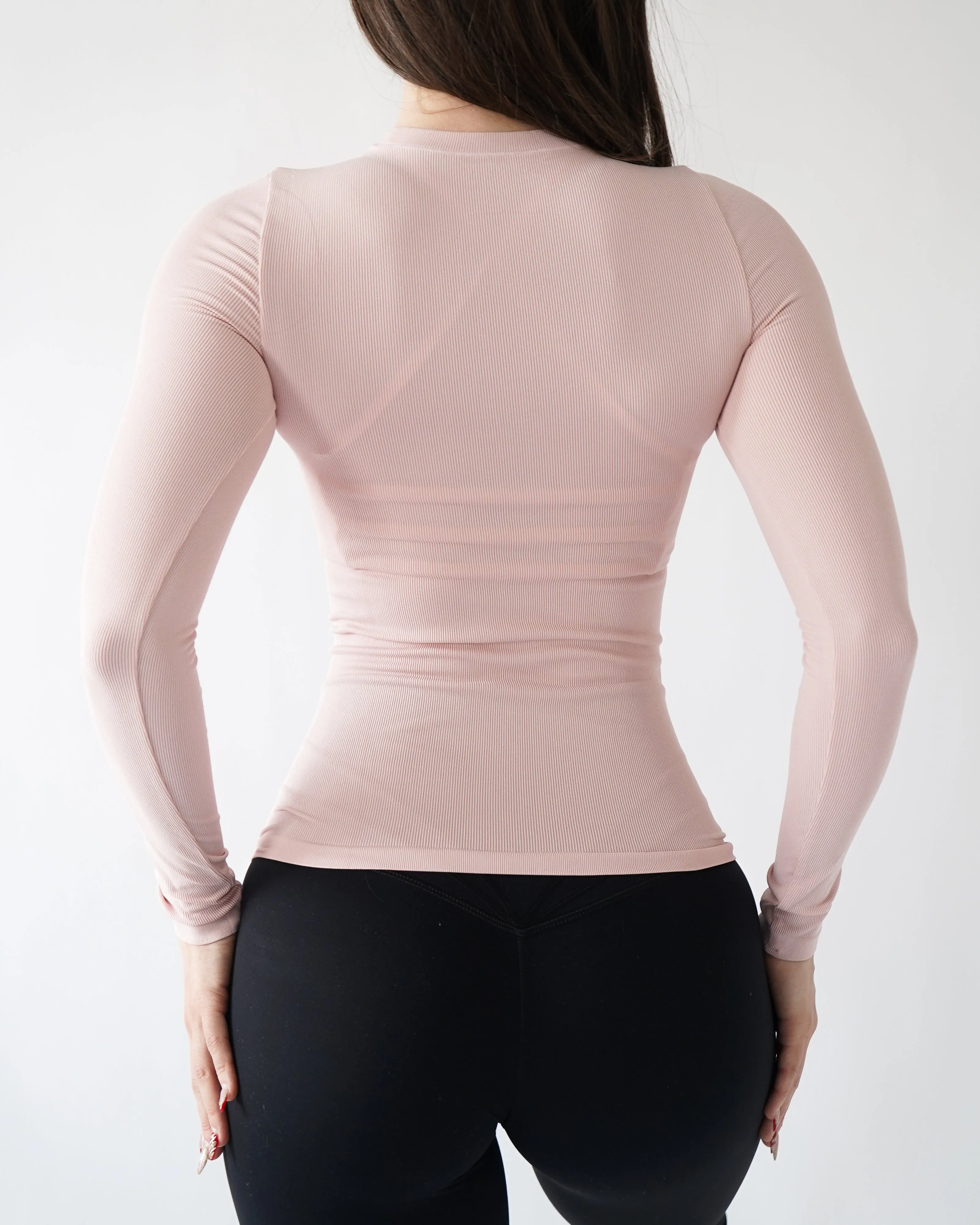 Ribbed Seamless Long Sleeve - 6 Pack