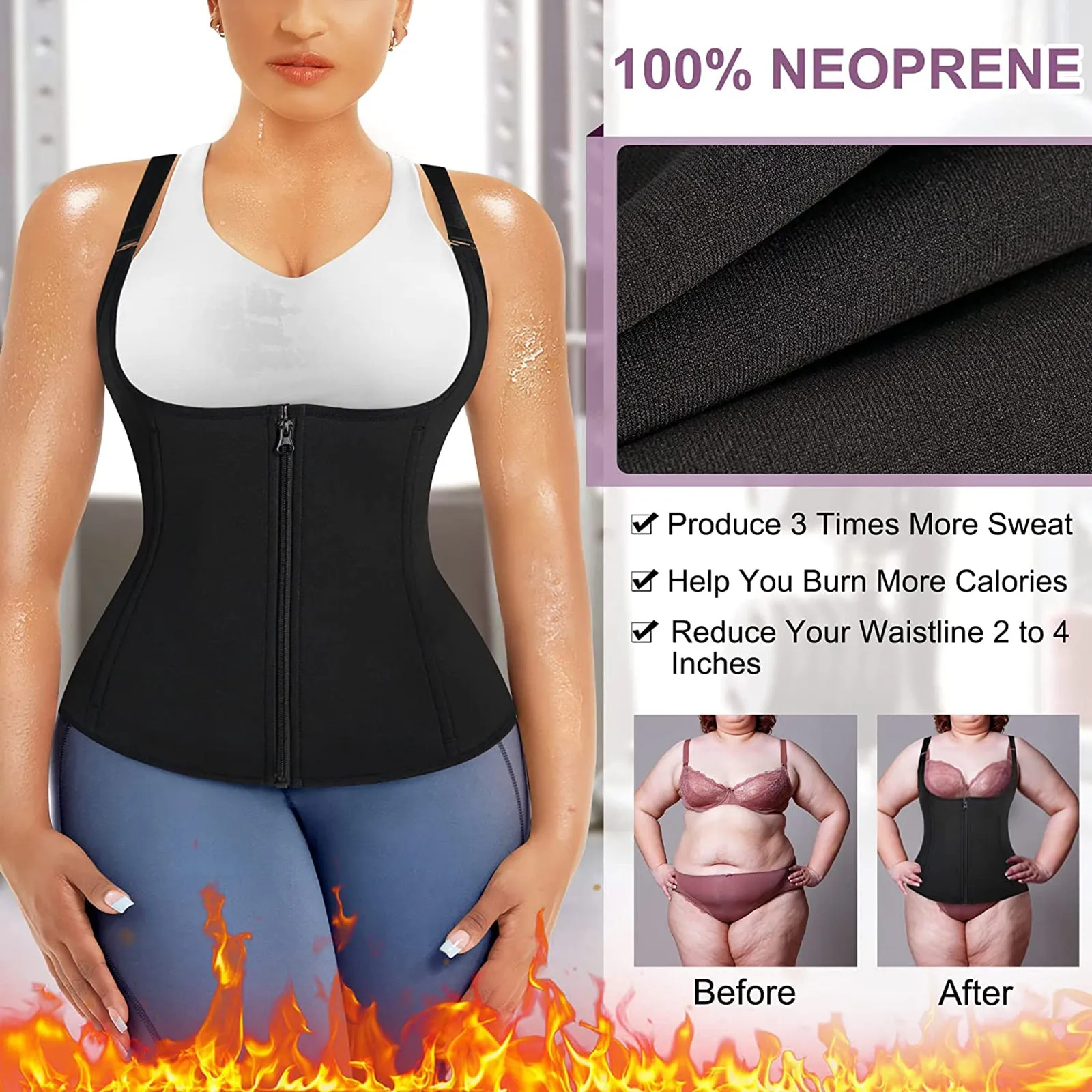 Sauna Sweat Waist Trainer for Women