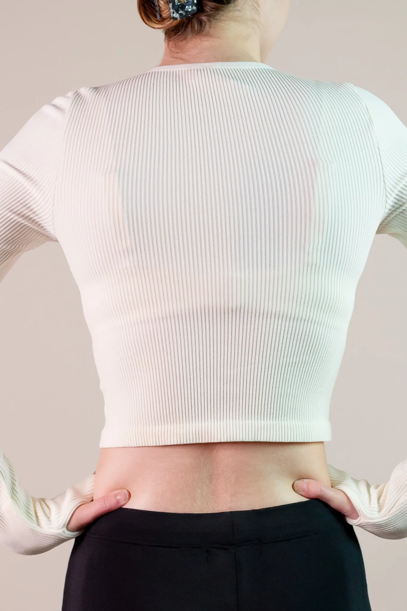 Seamless Long Sleeve Crew Neck