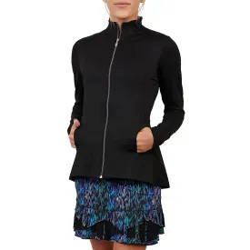 Sofibella Pleated Womens Tennis Jacket