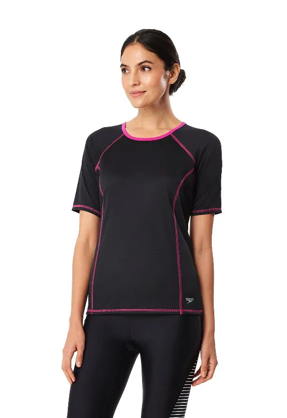 SPEEDO Women's Swim Tee Short Sleeve