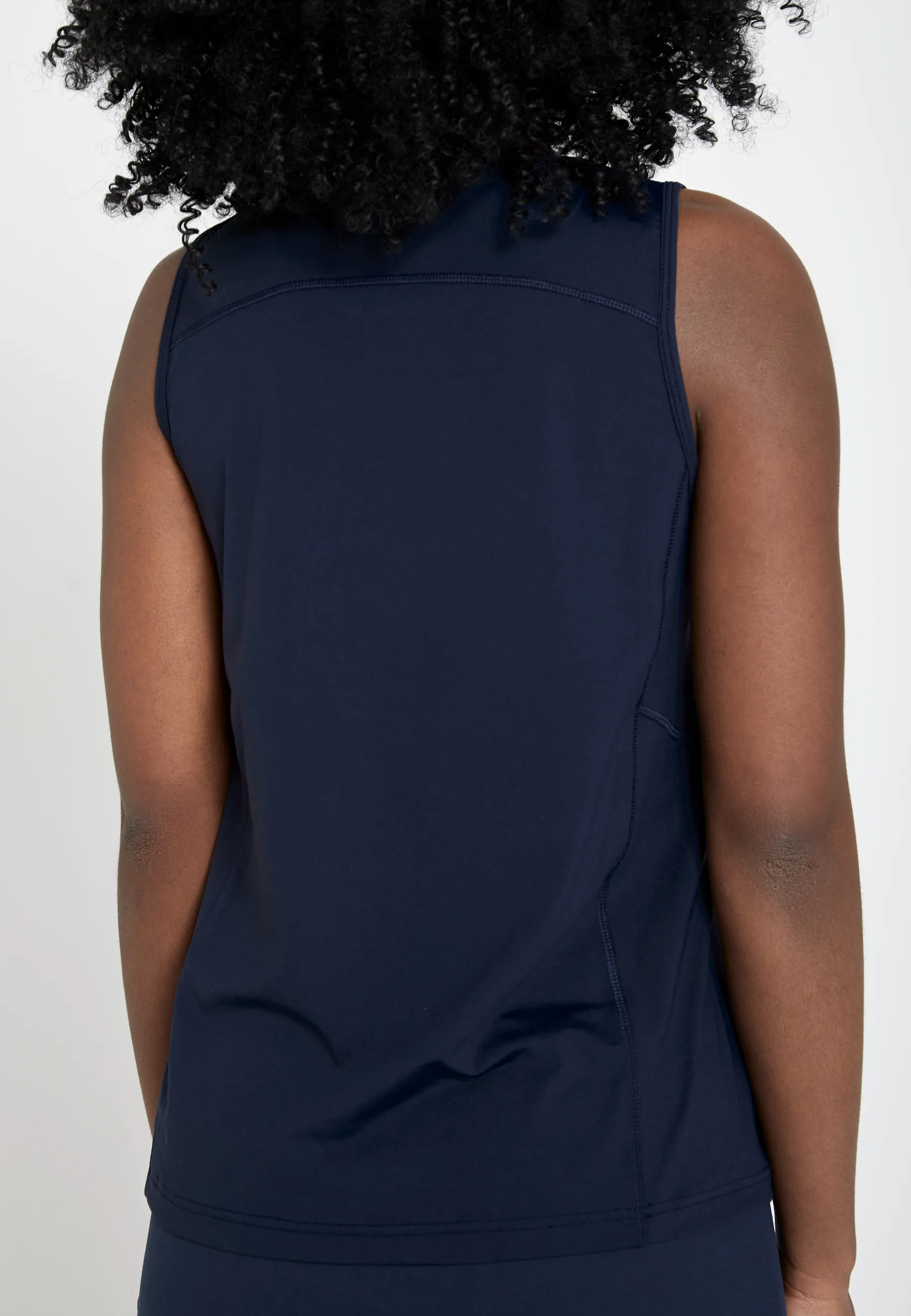 Tennis Loose Fit Tanktop Basic, navy blau