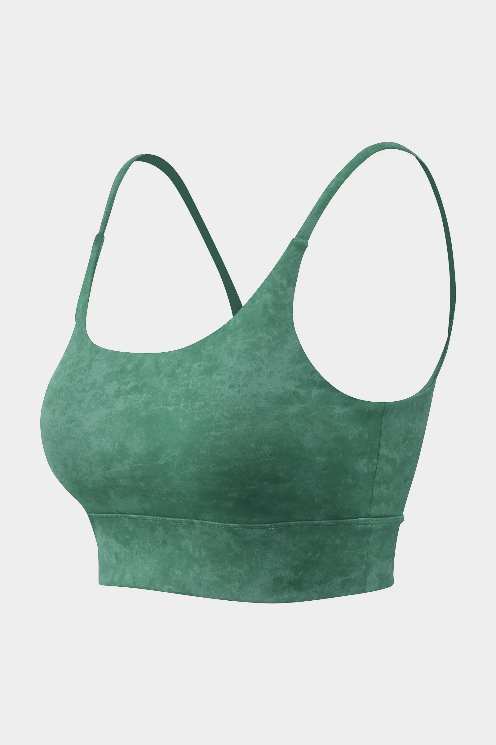 Tie Dyed Longline Sports Bra Light Support