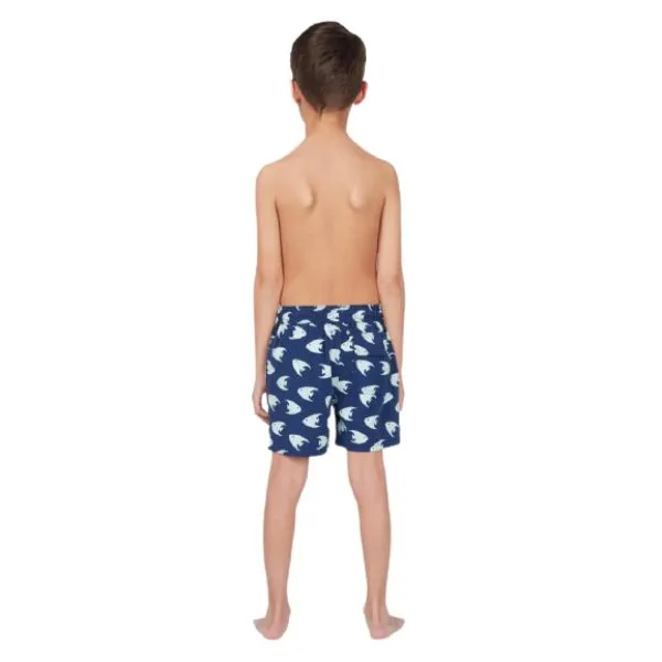 TOM & TEDDY - Boy's Shorts (Deep Blue & Angel Fish)