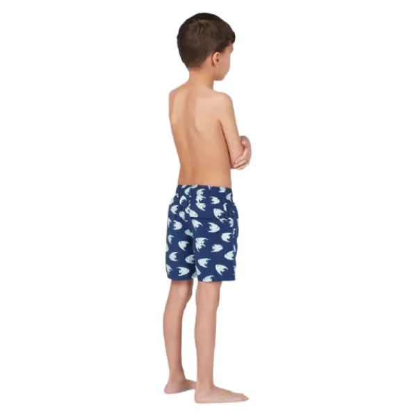 TOM & TEDDY - Boy's Shorts (Deep Blue & Angel Fish)