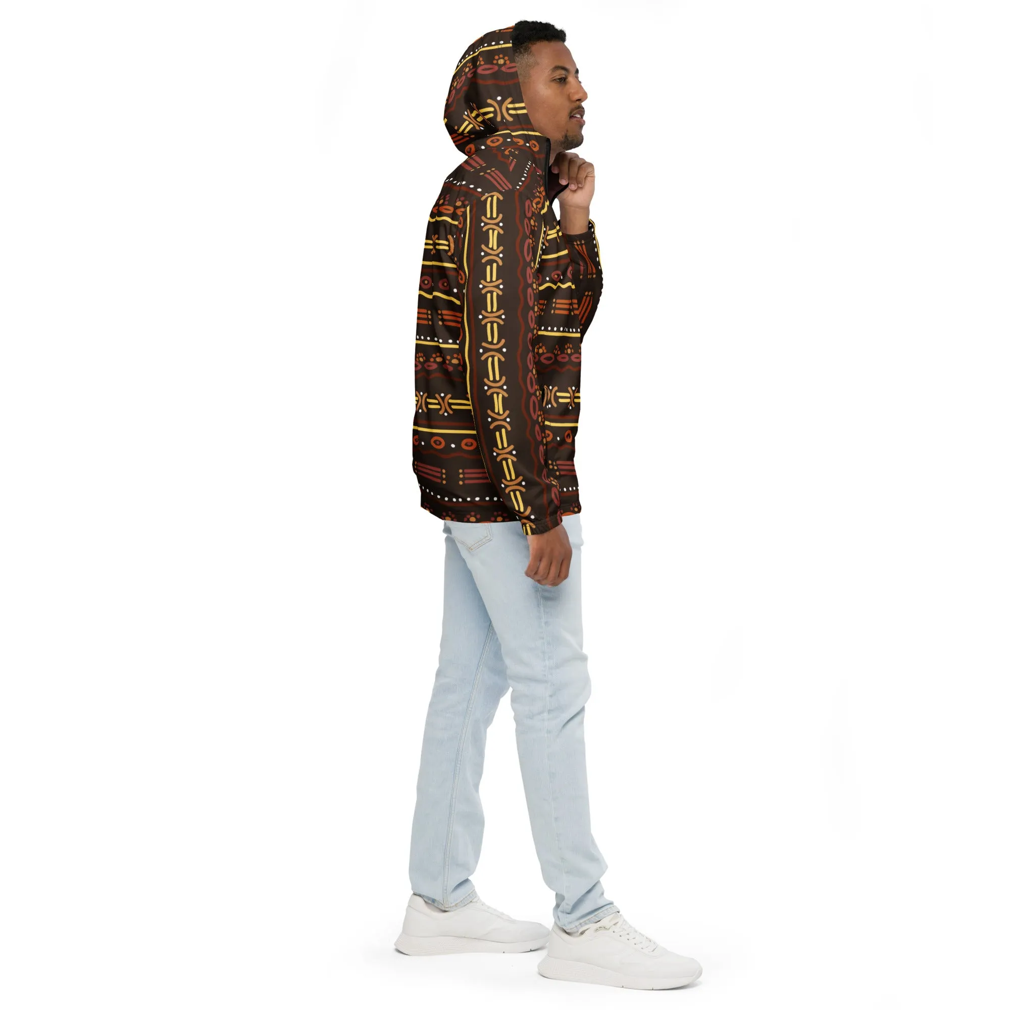 Tribal Theme Men’s windbreaker