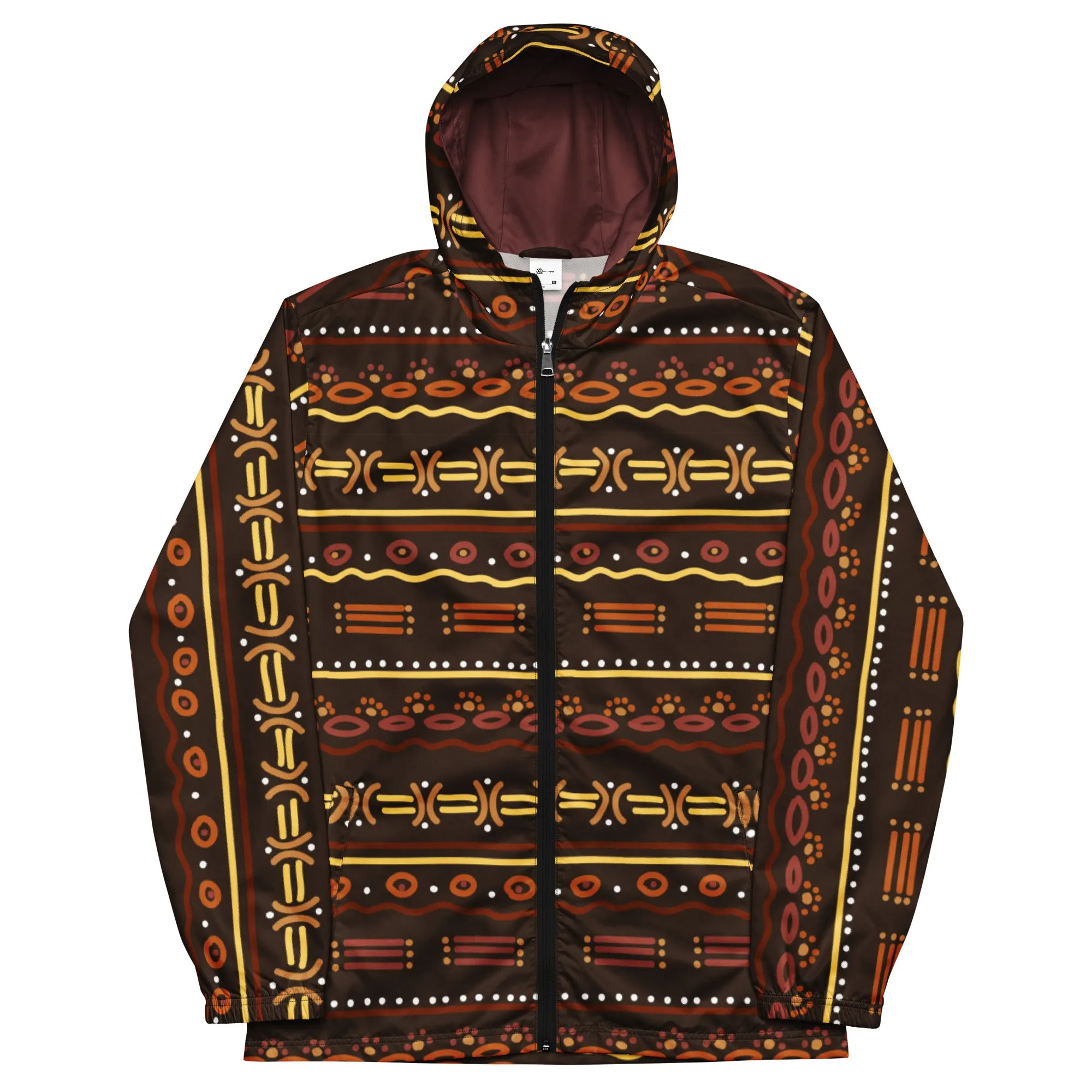 Tribal Theme Men’s windbreaker