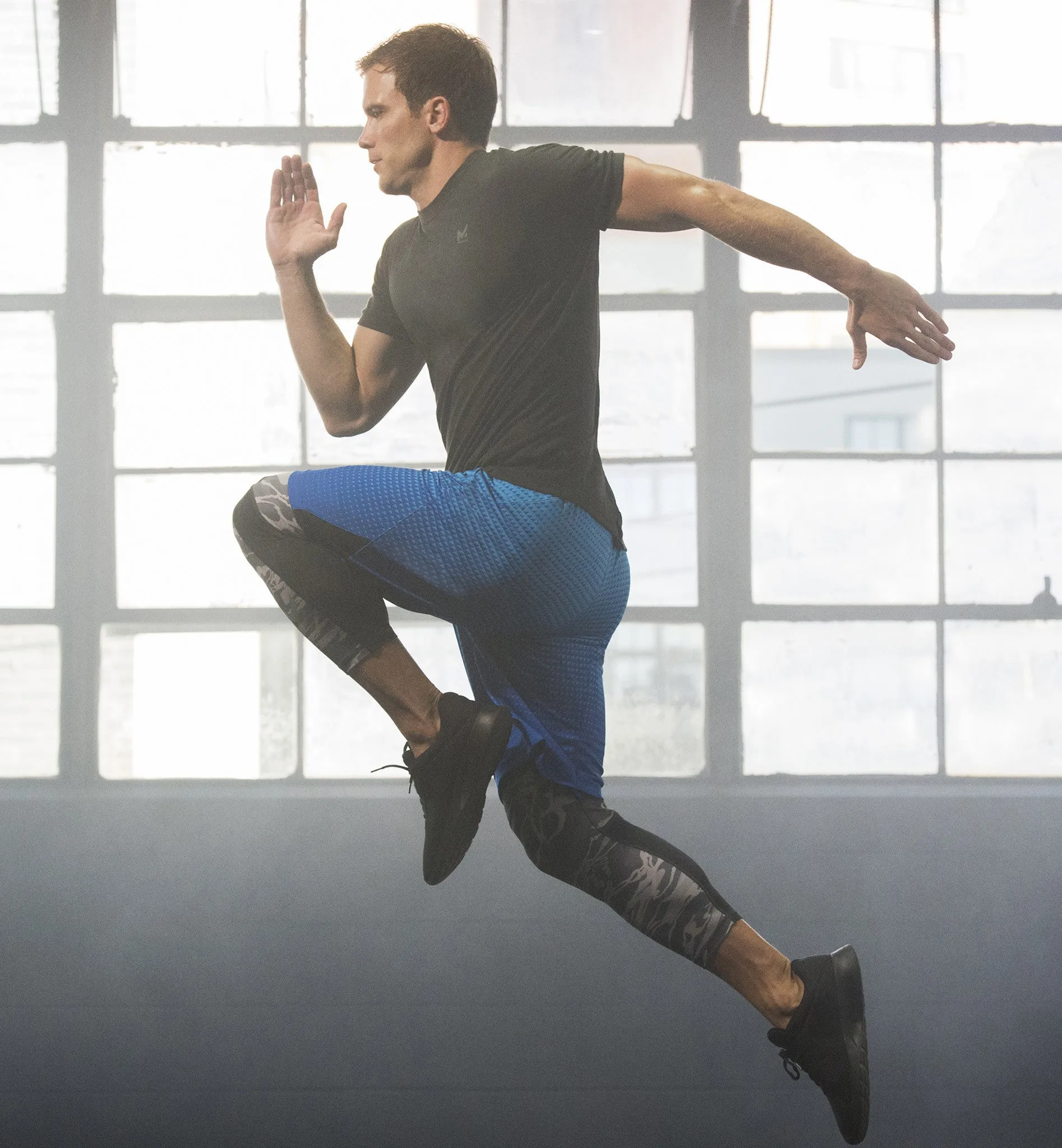 VaporActive Element 9" Training Shorts | Fiery Red / Iron Gate