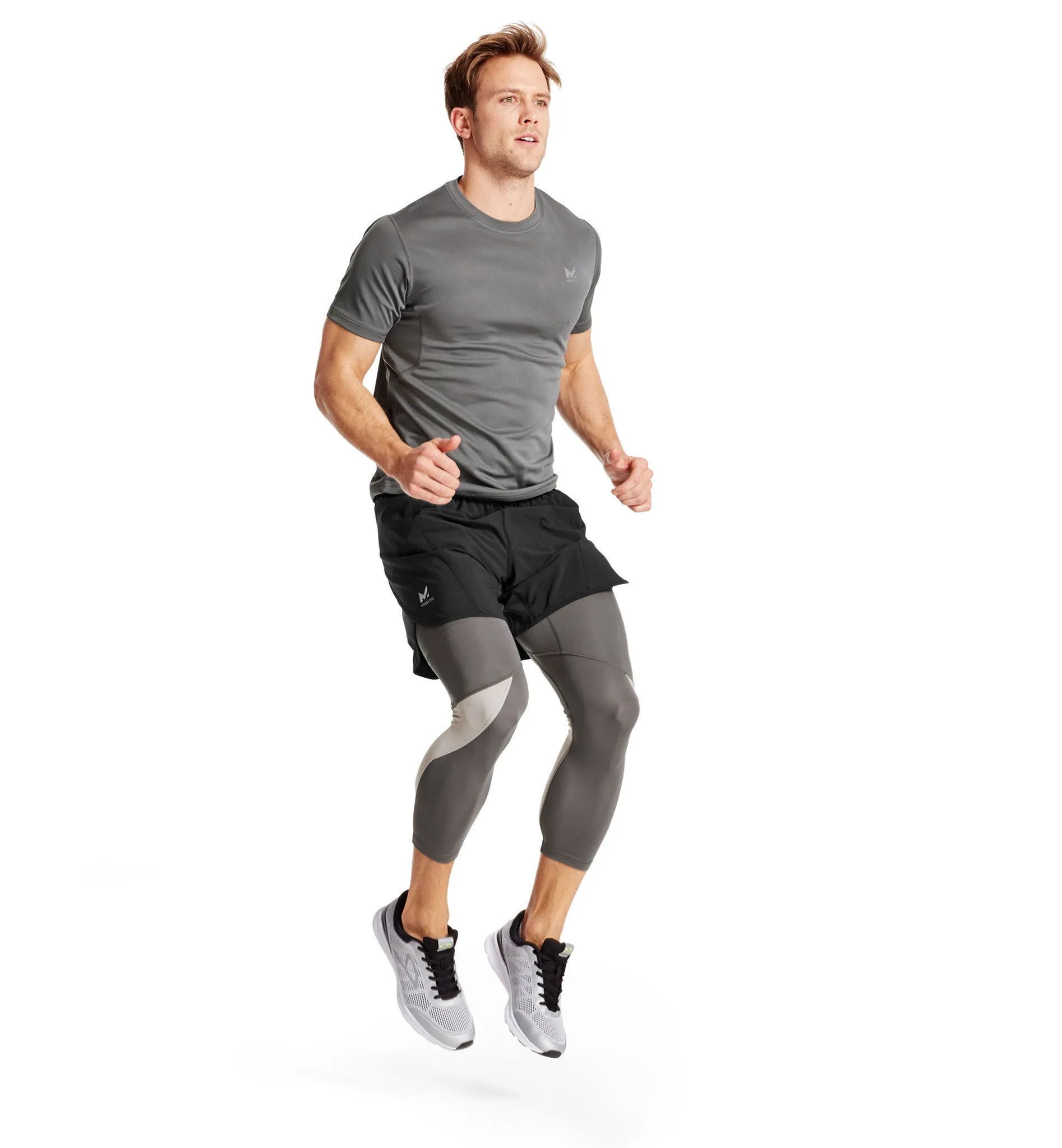 VaporActive Transformer 3/4 Training Tights | Iron Gate