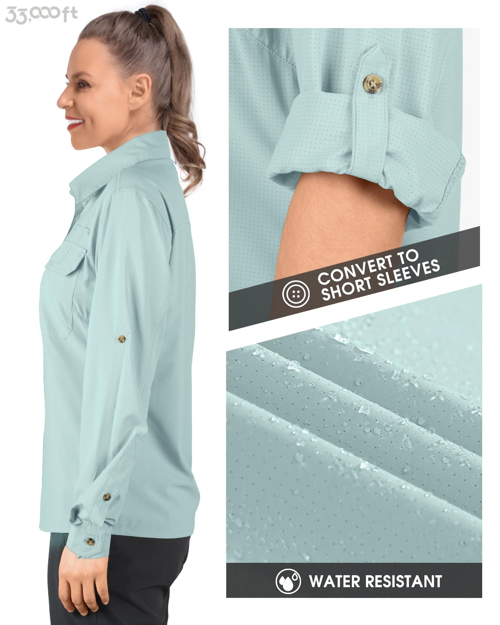 Women's Sun Protection Cooling Long Sleeve Shirt