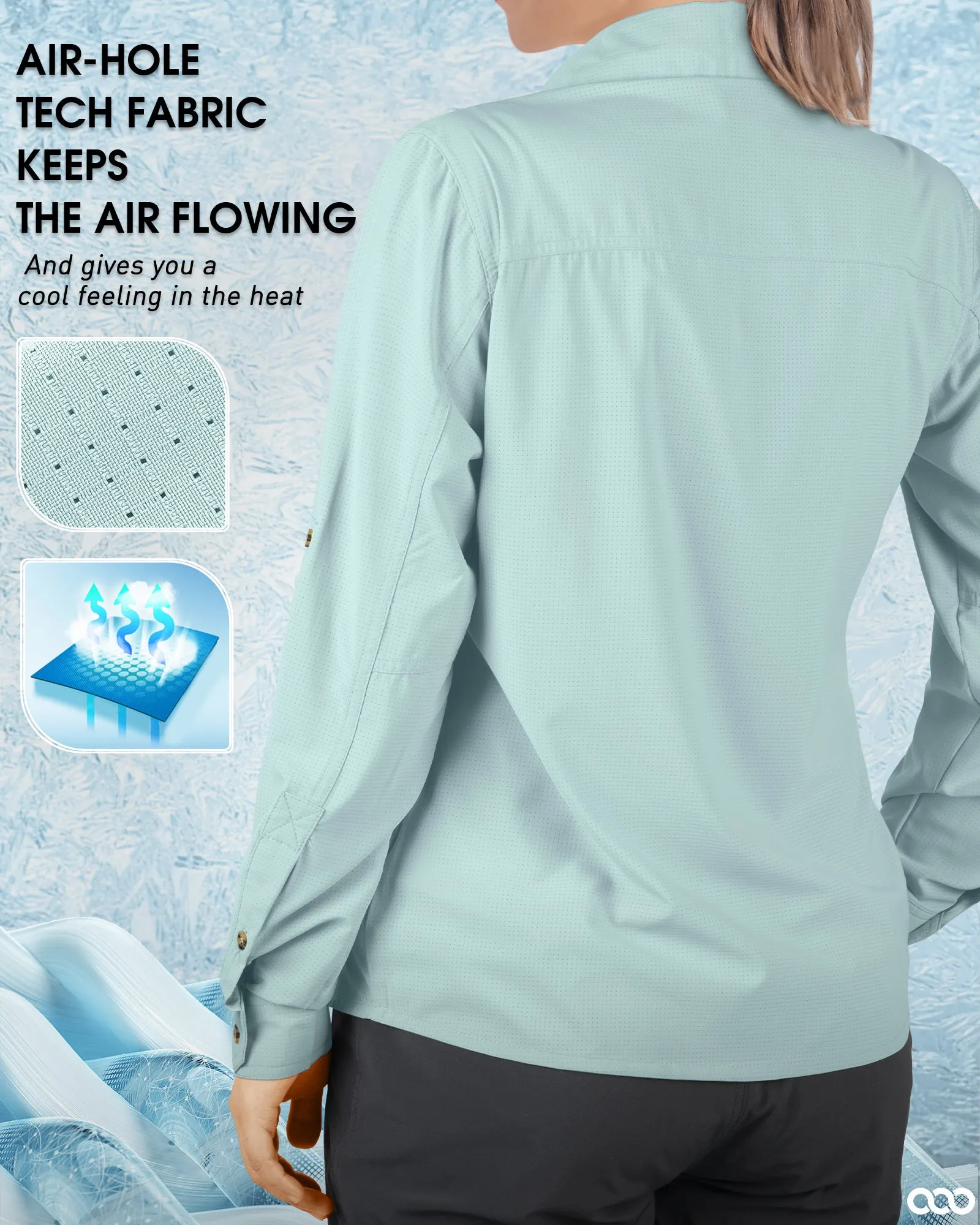 Women's Sun Protection Cooling Long Sleeve Shirt