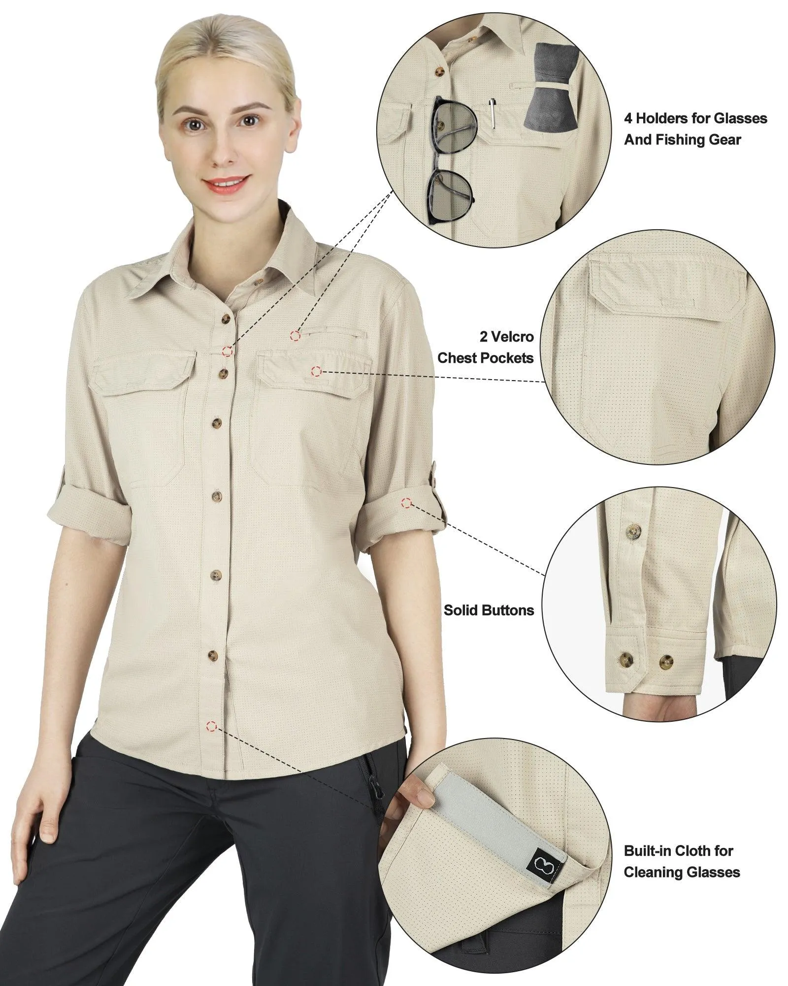 Women's Sun Protection Cooling Long Sleeve Shirt
