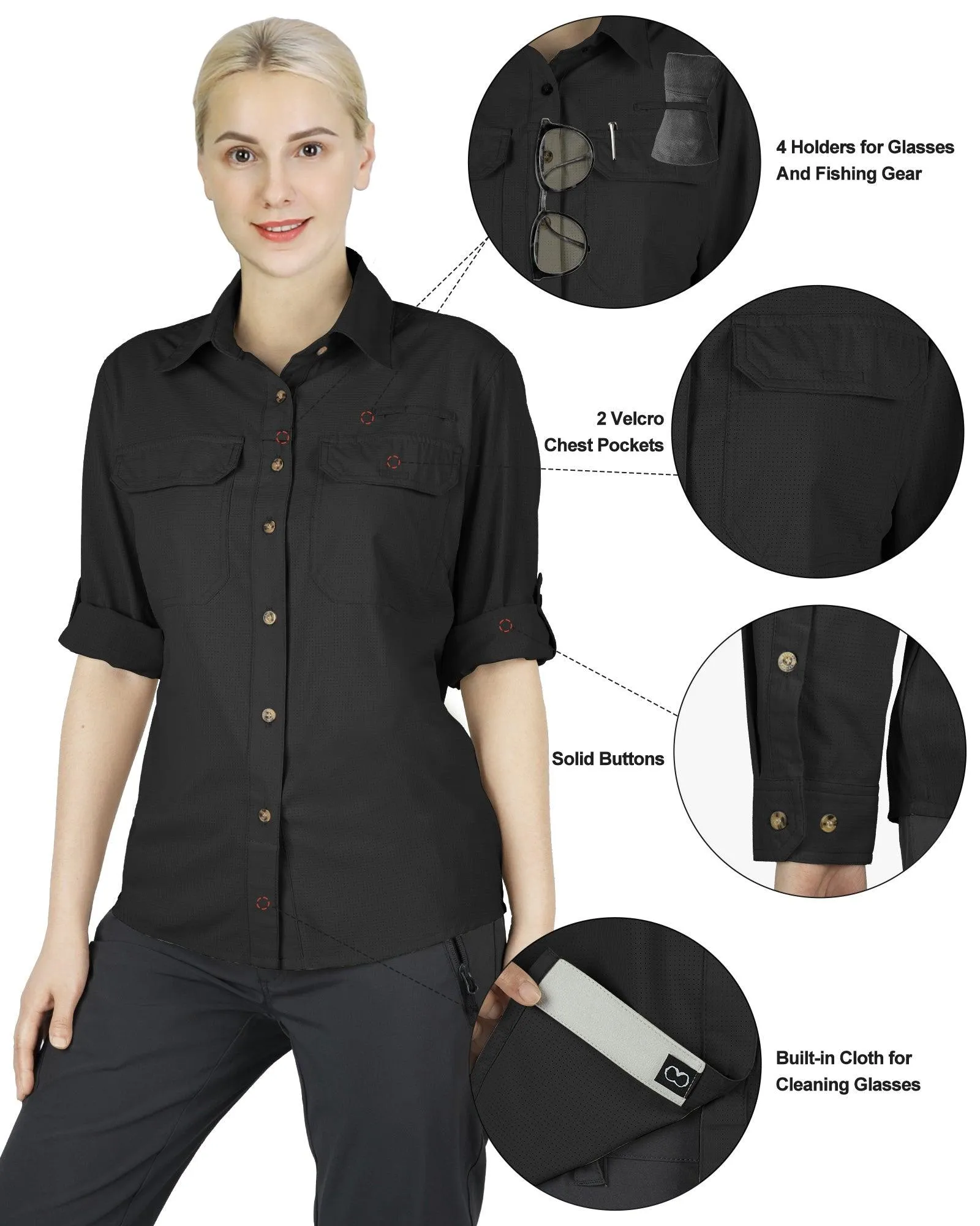 Women's Sun Protection Cooling Long Sleeve Shirt