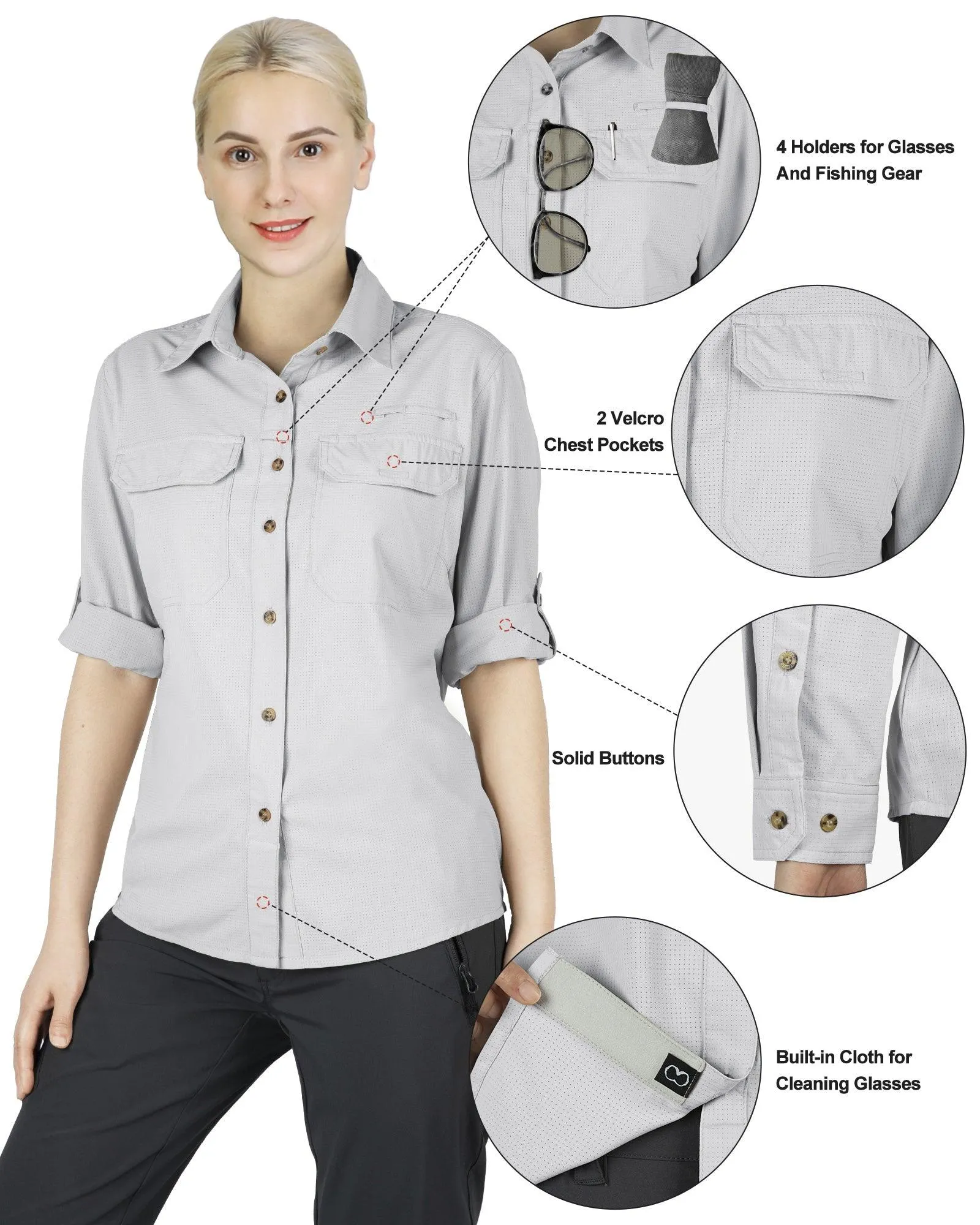Women's Sun Protection Cooling Long Sleeve Shirt