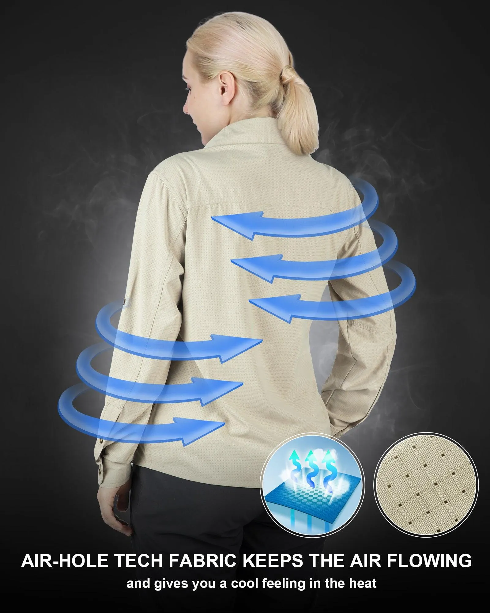 Women's Sun Protection Cooling Long Sleeve Shirt