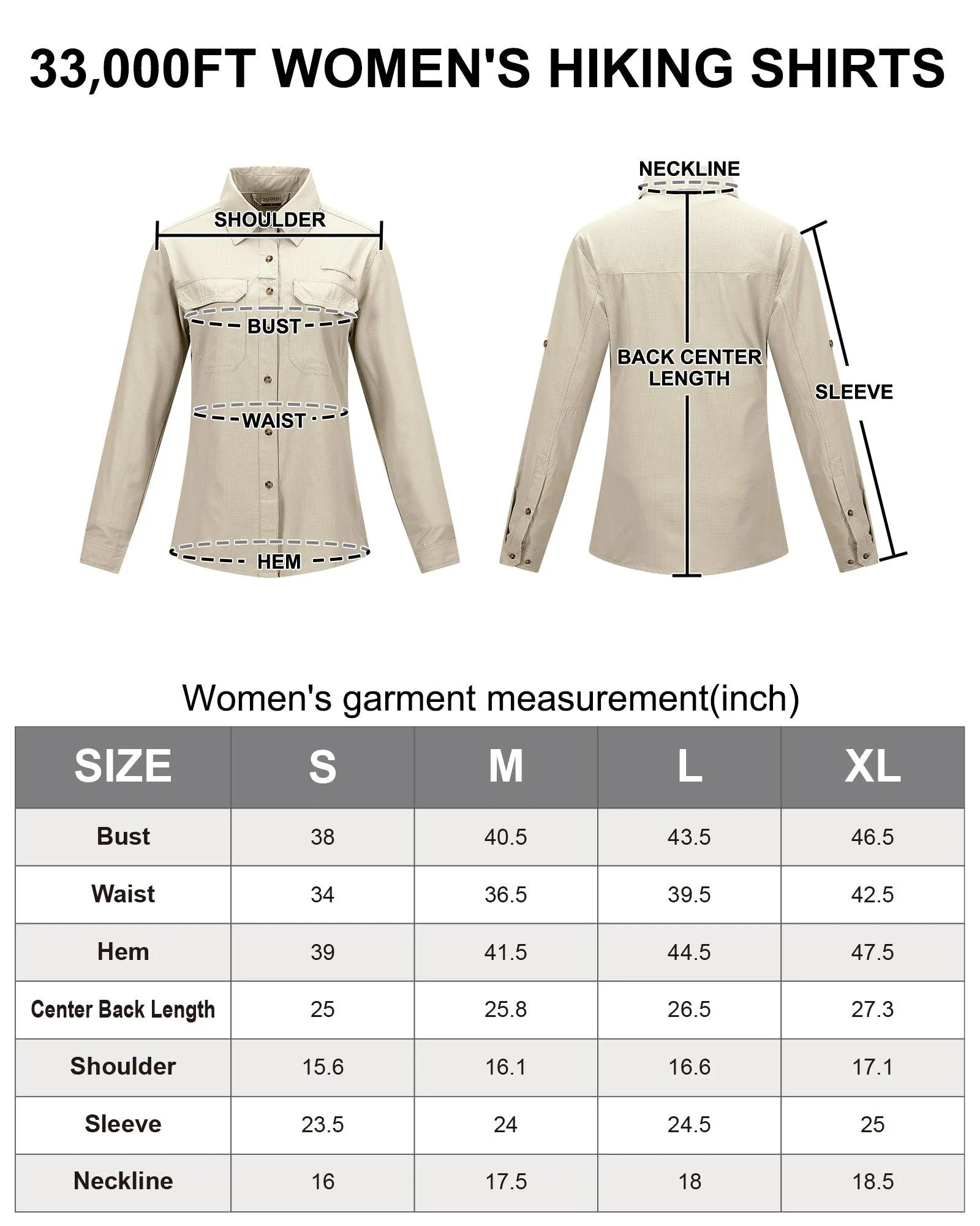 Women's Sun Protection Cooling Long Sleeve Shirt