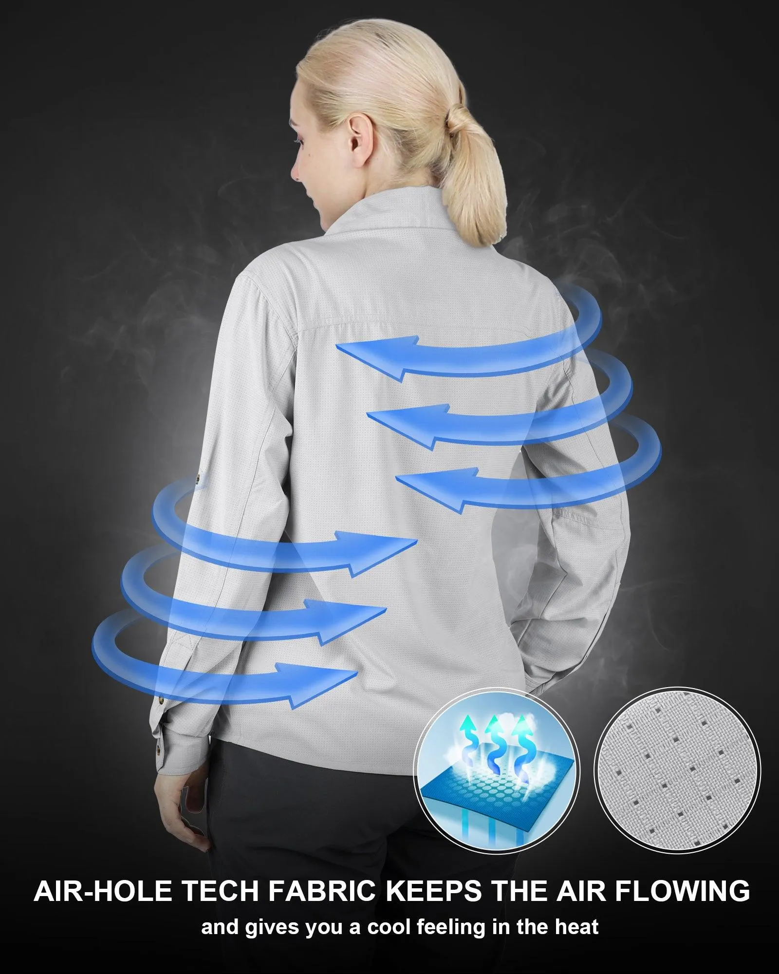 Women's Sun Protection Cooling Long Sleeve Shirt