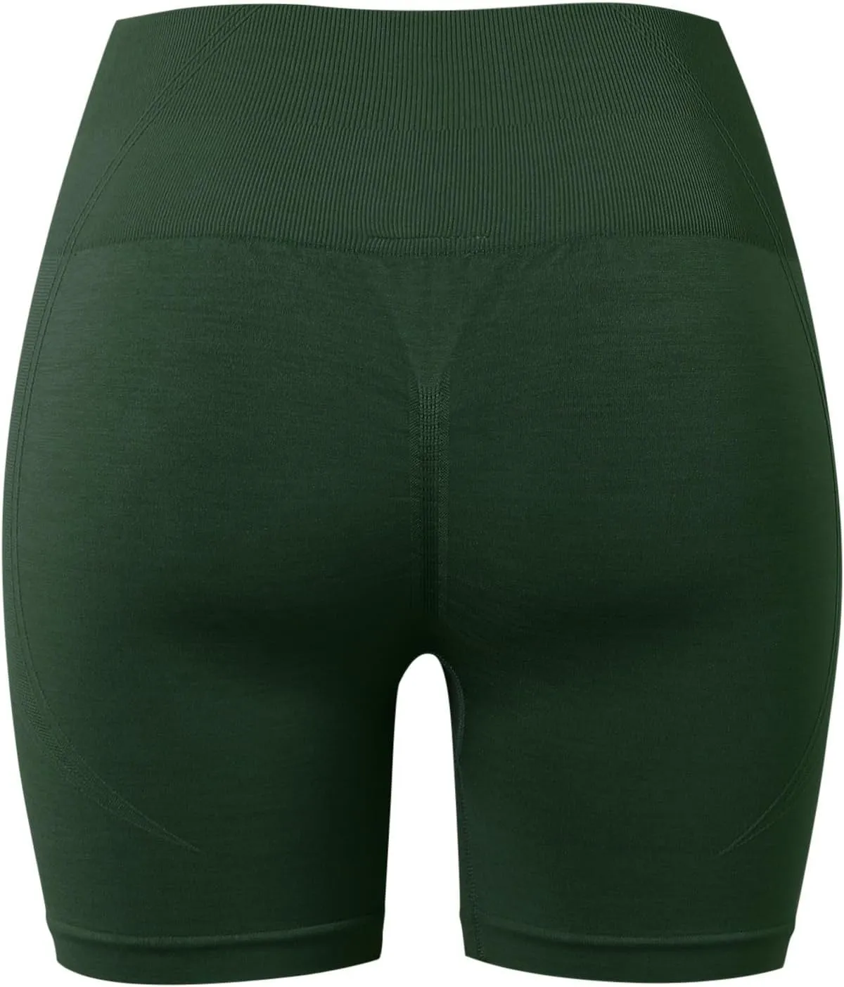 Workout Shorts for Women Lightweight High Rise Bike Shorts Butt Lifting Tummy Control Ruched Booty Yoga Short Pants